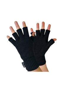 Черные перчатки без пальцев на изолирующей подкладке 3M Thinsulate THMO, черный