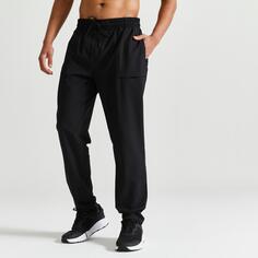 Дышащие брюки из коллекции для фитнеса Decathlon Domyos, черный