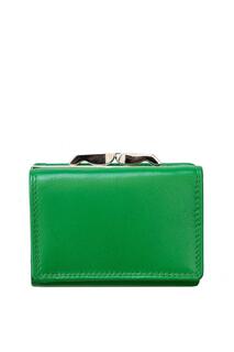 Кожаный кошелек с двойным клапаном &apos;Verona&apos; PRIMEHIDE, зеленый