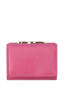 Кожаный кошелек с двойным клапаном &apos;Verona&apos; PRIMEHIDE, розовый