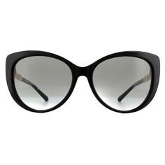 Черные серые солнцезащитные очки «кошачий глаз» с градиентом Michael Kors, черный