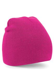 Простая базовая вязаная зимняя шапка-бини Beechfield, розовый Beechfield®
