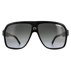 Черные серые солнцезащитные очки-авиаторы с градиентом Carrera, черный