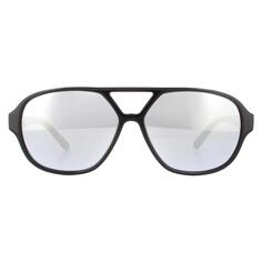 Черные серые солнцезащитные очки-авиаторы CALVIN KLEIN, черный