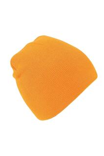 Простая базовая вязаная зимняя шапка-бини Beechfield, оранжевый Beechfield®