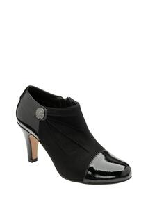 Черные туфли-ботинки на каблуке &apos;Auvergne&apos; Lotus, черный