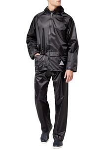 Тяжелый водонепроницаемый дождевик (куртка и брючный костюм) Result, черный