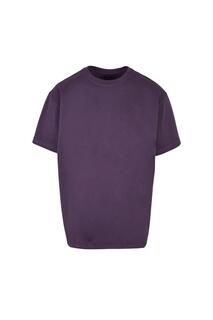 Тяжелая футболка оверсайз Build Your Brand, фиолетовый