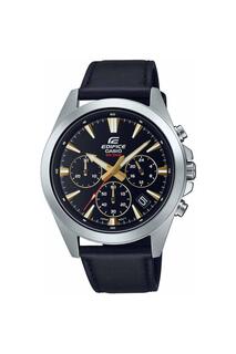 Черные часы Edifice с хронографом EFV-630L-1AVUEF Casio, черный