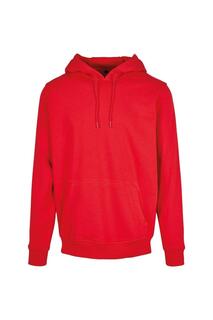 Тяжелый пуловер с капюшоном Build Your Brand, красный