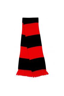Тяжелый вязаный термозимний шарф Result, красный
