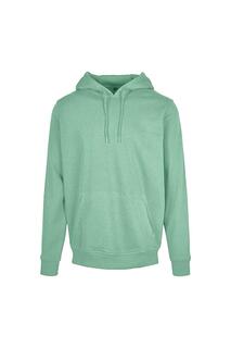 Тяжелый пуловер с капюшоном Build Your Brand, зеленый
