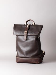 Кожаный рюкзак Kelsick с откидной крышкой Lakeland Leather, коричневый