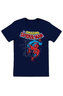 Удивительная футболка Spider-Man, темно-синий