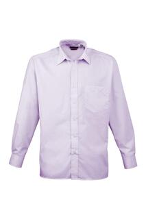 Простая рабочая рубашка из поплина с длинными рукавами Premier, розовый Premier.