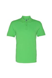 Простая рубашка-поло с короткими рукавами Asquith &amp; Fox, зеленый