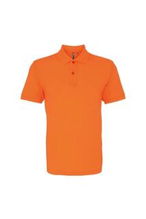 Простая рубашка-поло с короткими рукавами Asquith &amp; Fox, оранжевый