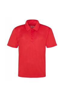 Простая спортивная рубашка-поло Just Cool AWDis, красный