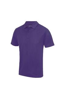 Простая спортивная рубашка-поло Just Cool AWDis, фиолетовый