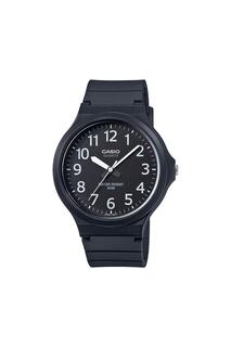 Коллекция Пластик/смола Классические аналоговые кварцевые часы - Mw-240-1Bvef Casio, черный