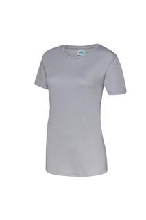 Простая спортивная футболка Just Cool AWDis, серый
