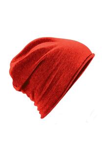 Простая шапка-бини из джерси Beechfield, красный