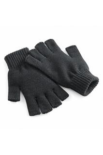 Простые базовые зимние перчатки без пальцев Beechfield, серый Beechfield®
