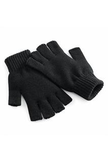 Простые базовые зимние перчатки без пальцев Beechfield, черный Beechfield®