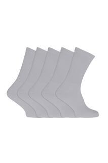 Простые спортивные носки (5 шт.) Universal Textiles, серый