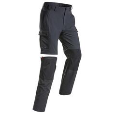 Прочные брюки 2-в-1 для треккинга в горах Decathlon Mt100 Forclaz, серый