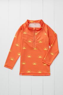 Детский жилет от сыпи с длинными рукавами и принтом Sun Grass &amp; Air, оранжевый