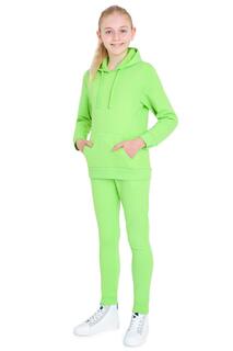 Неоновый спортивный костюм с капюшоном CityComfort, зеленый
