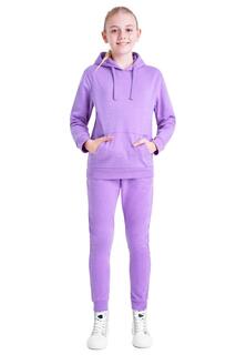 Неоновый спортивный костюм с капюшоном CityComfort, фиолетовый