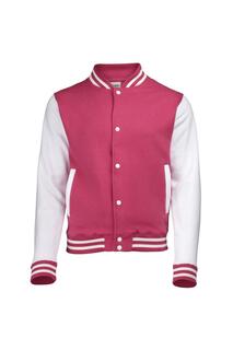 Университетская куртка AWDis, розовый