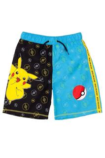Шорты для плавания Pikachu Pokeball Pokemon, черный Pokémon