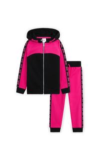 Комплект спортивного костюма: худи на молнии и джоггеры Barbie, розовый