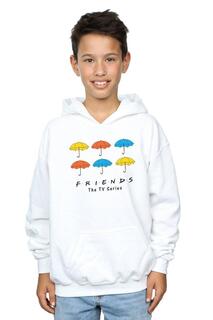 Толстовка с цветными зонтиками Friends, белый