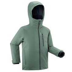 Теплая и водонепроницаемая лыжная куртка Decathlon 550 Wedze, зеленый Wed'ze