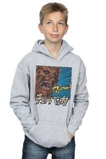 Худи Chewbacca Roar в стиле поп-арт Star Wars, серый