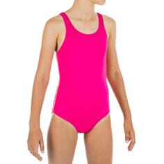 Сплошной купальник для девочек Decathlon Vega 100 Nabaiji, розовый