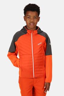 Легкая эластичная куртка Extol &apos;Kielder Hybrid VI&apos; с капюшоном Regatta, оранжевый