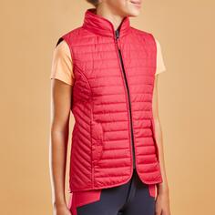 Стеганая куртка для верховой езды Decathlon Fouganza, розовый
