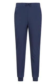 Легкие брюки Agile, повседневные брюки с эластичной резинкой на талии Mountain Warehouse, синий
