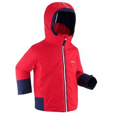 Теплая и водонепроницаемая лыжная куртка Decathlon 500 Pull&apos;N Fit Wedze, красный Wedze