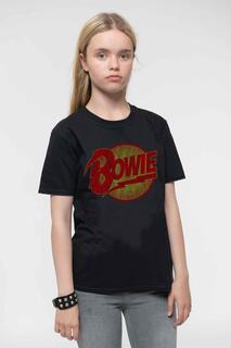 Винтажная футболка с бриллиантами для собак David Bowie, черный