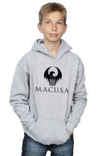 Толстовка с логотипом MACUSA FANTASTIC BEASTS, серый