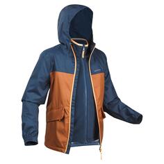 Теплая и водонепроницаемая походная куртка 3-в-1 Decathlon Quechua, коричневый