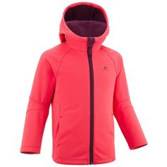 Детская куртка Softshell для походов Decathlon 2–6 лет Mh550 Quechua, красный