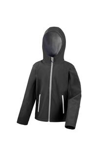 Куртка Softshell Core с капюшоном Result, черный