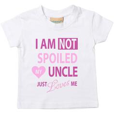Рубашка «Я не испорчен, мой дядя просто любит меня» 60 SECOND MAKEOVER, белый